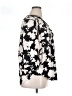Torrid Floral Black 3/4 Sleeve Blouse Size 1X Plus (1) - photo 4