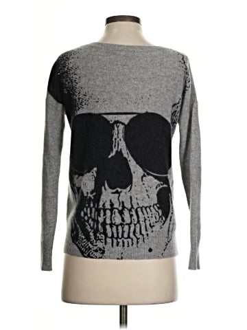 Aqua Cashmere Pullover Sweater (view 2)