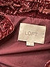 Ann Taylor LOFT 100% Rayon Burgundy Jacket Size S - photo 6