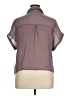 Perseption Concept Brown Short Sleeve Blouse Size XL - photo 2