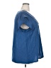 Unbranded Blue Short Sleeve Blouse Size XXL - photo 4