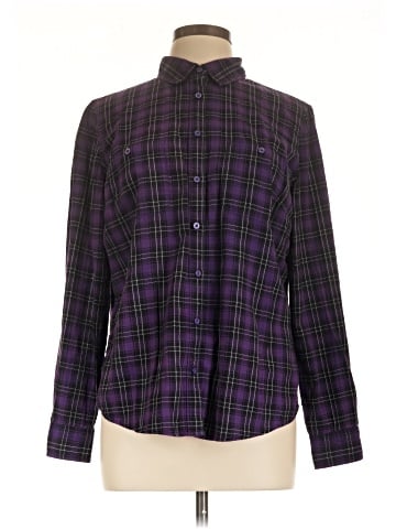 St. John's Bay Long Sleeve Blouse (view 1)