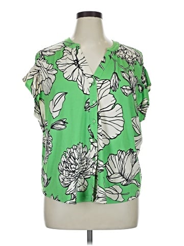 RACHEL Rachel Roy Short Sleeve Blouse (view 1)
