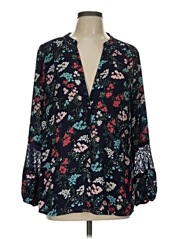 Charter Club Long Sleeve Blouse (view 1)