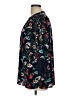 Charter Club 100% Polyester Floral Black Long Sleeve Blouse Size L - photo 5