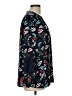 Charter Club 100% Polyester Floral Black Long Sleeve Blouse Size L - photo 4