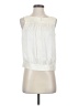 Theory 100% Silk Ivory Sleeveless Silk Top Size P (petite) - photo 1