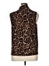 Anne Klein Animal Print Brown Sleeveless Blouse Size 1X - photo 2