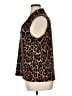 Anne Klein Animal Print Brown Sleeveless Blouse Size 1X - photo 5