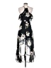 Lulus 100% Polyester Floral Black Cocktail Dress Size XS - photo 2