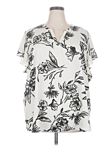 Maurices Short Sleeve Blouse (view 1)