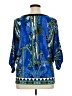 Beige by ECI Blue 3/4 Sleeve Blouse Size XL - photo 2