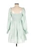 Blu Pepper 100% Polyester Green Casual Dress Size M - photo 2