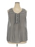 American Rag Cie 100% Polyester Gray Sleeveless Blouse Size 2X - photo 1