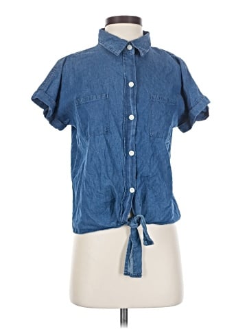 Bebe Short Sleeve Button-Down Shirt (view 1)