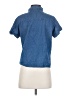 Bebe 100% Cotton Blue Short Sleeve Button-Down Shirt Size L - photo 2