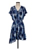 Aqua 100% Polyester Tie-dye Blue Casual Dress Size S - photo 1