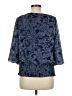 Chaus 100% Polyester Blue 3/4 Sleeve Blouse Size M - photo 2
