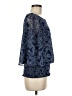Chaus 100% Polyester Blue 3/4 Sleeve Blouse Size M - photo 4