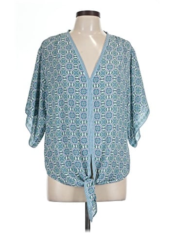 Max Studio Short Sleeve Blouse (view 1)