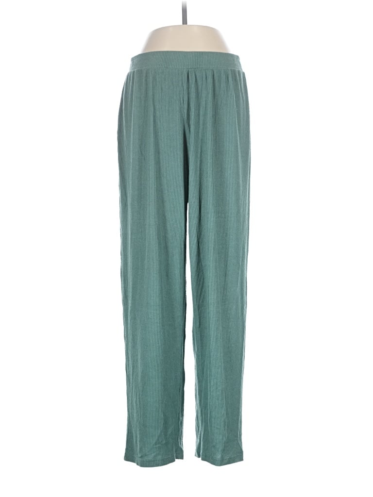 Pre-owned Open Edit Casual Pants In Teal