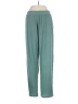 Open Edit Solid Teal Casual Pants Size S - photo 2