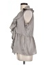 Apostrophe Gray Sleeveless Blouse Size L - photo 5