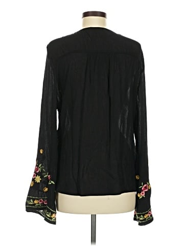 Love Stitch Long Sleeve Blouse (view 2)