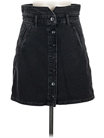 Pilcro and the Letterpress Denim Skirt (view 1)