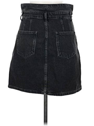 Pilcro and the Letterpress Denim Skirt (view 2)