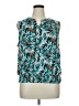 Notations Teal Sleeveless Blouse Size 1X - photo 1