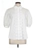 Smythe 100% Cotton White 3/4 Sleeve Blouse Size L - photo 1