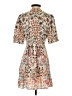 BA&SH Paisley Tan Casual Dress Size XS (0) - photo 2