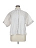 Zara Stripes Ivory White Short Sleeve Blouse Size XL - photo 1