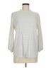 Adrianna Papell Silver 3/4 Sleeve Blouse Size M - photo 1
