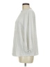 Adrianna Papell Silver 3/4 Sleeve Blouse Size M - photo 5