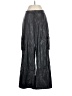 Urban Outfitters 100% Polyurethane Black Cargo Pants Size S - photo 1