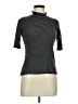 t.la Black Short Sleeve Turtleneck Size M - photo 1