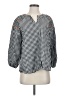 Madewell 100% Cotton Black Smocked Gingham Top Size XS - photo 1