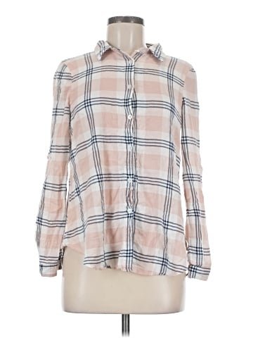 Hem & Thread Long Sleeve Blouse (view 1)