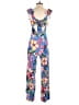 Sugar Lips Tropical Blue Jumpsuit Size S - photo 2
