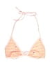 Unbranded Stripes Pink Swimsuit Top Size S (estimated) - photo 1