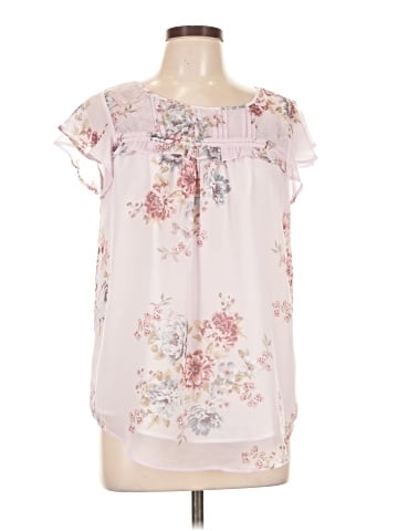 Ann Taylor LOFT Short Sleeve Blouse (view 1)