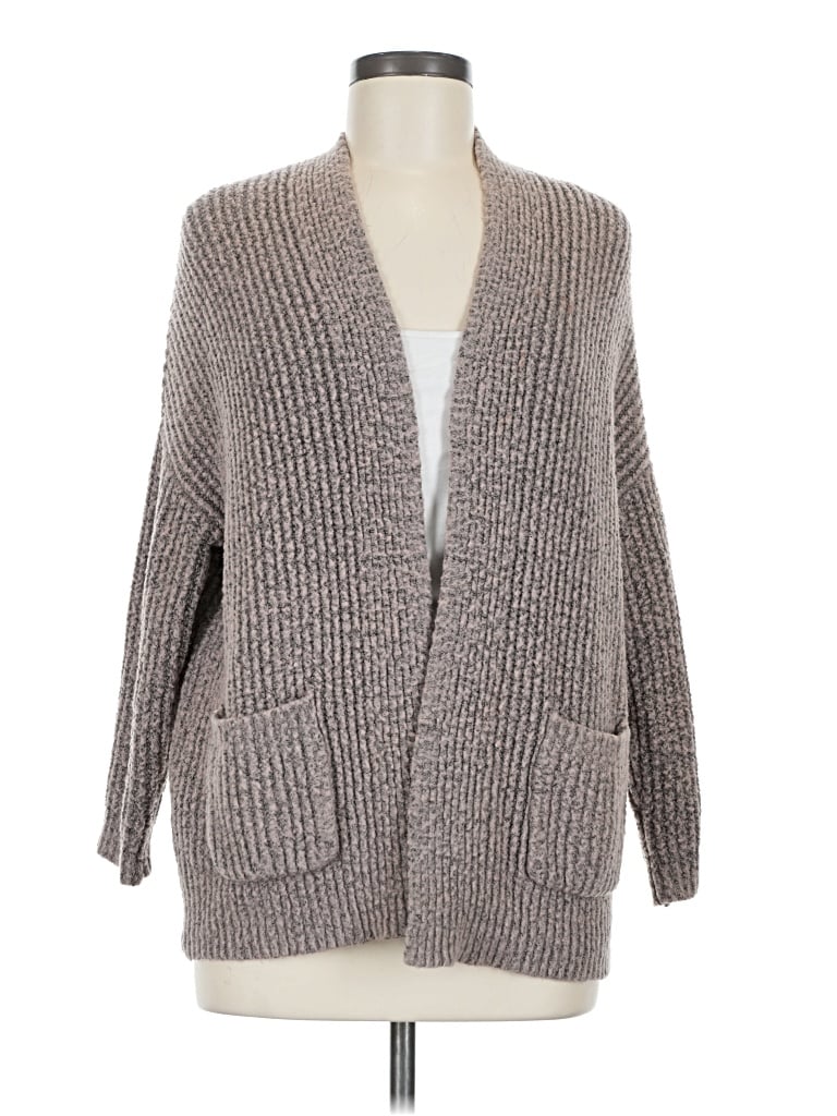 Pre-owned Active Usa Cardigan Sweater In Gray