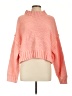 VICI 100% Polyester Pink Turtleneck Sweater Size L - photo 1