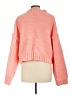 VICI 100% Polyester Pink Turtleneck Sweater Size L - photo 2