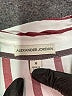 Alexander Jordan 100% Rayon Stripes Ivory Long Sleeve Button-Down Shirt Size M - photo 7