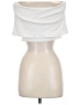 Zara 100% Polyamide Ivory Formal Skirt Size M - photo 2