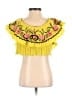 Red Carter 100% Cotton Yellow Sleeveless Blouse Size XS - photo 2