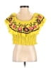 Red Carter 100% Cotton Yellow Sleeveless Blouse Size XS - photo 1